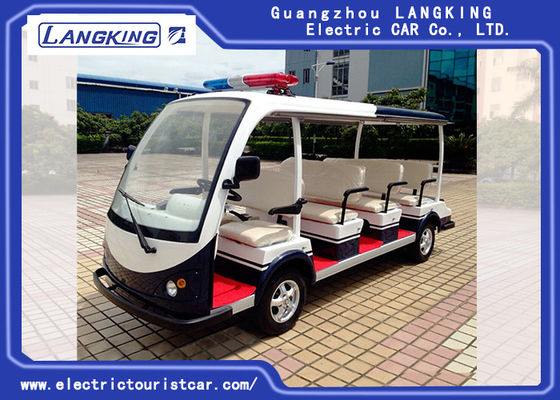 중국 11 Seater 72V/5.5KW 정상에 큰 빛을 가진 전기 순찰차 실용적인 전기 차량 협력 업체