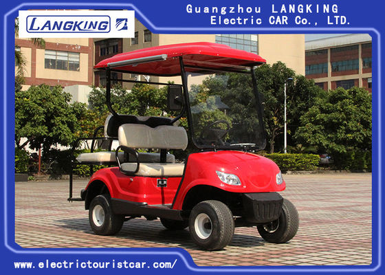 중국 48Volt 자유롭게 강화되는 2개의 뒷 좌석을 가진 4개의 바퀴 전기 골프 카트 정비 건전지 8V*6PCS에 의해 협력 업체