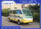 녹색/백색 녹슬지 않는 몸 전기 관광 버스 투어 1 년 보장 협력 업체
