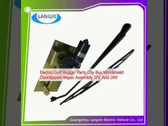 전기 골프 버기 부품 시티 버스 정면 유리 12V 및 24V