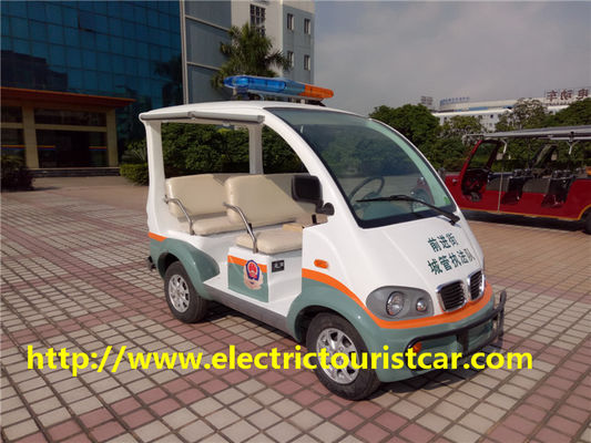 중국 전기 순찰차 /Golf는 4 여객 공항/학교를 위한 연약한 좌석 48V/3KW DC 모터를 짐마차로 나릅니다 협력 업체