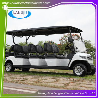 좋은 가격 48V 배터리 AC 모터 8 여객 골프 카트 리조트용 온라인으로