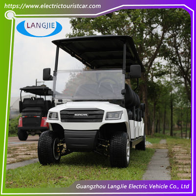 좋은 가격 화이트 컬러 48V 5KW AC 모터 전기 골프 카트 8석 간편하게 조작 온라인으로