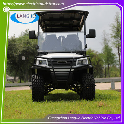 좋은 가격 4인 48V 배터리 전기 자동차 검은 좌석 제로 배출량 전기 사냥 자동차 온라인으로