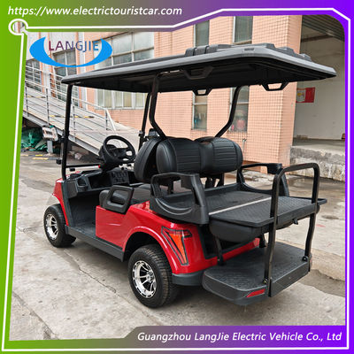 좋은 가격 4 휠 전기 골프 카트 AC 모터 컨트롤러 리조트 자동차에 대한 후방 브레이크 라이트와 함께 온라인으로