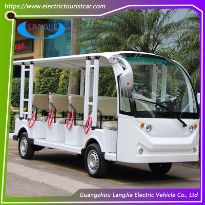 좋은 가격 패션 14인 전기 관광 차량 AC모터 전기 투어 버스7.5KW 호텔용 온라인으로