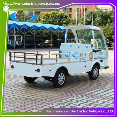 좋은 가격 2석 전기 수하물 카트 AC 모터 컨트롤러 48V 전기 화물차 호텔 온라인으로