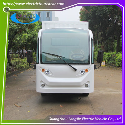 좋은 가격 2자리 전기 화물차 AC 모터 호텔용 전기 트랜시트 밴 문이 있는 버기 차 온라인으로