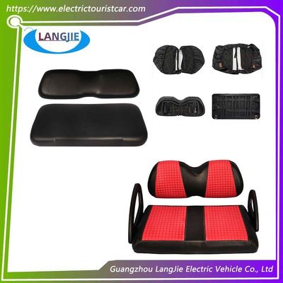 좋은 가격 클럽 자동차 골프 자동차 클럽 자동차 전례 앞좌석 및 뒷좌석에 대한 빨간색 가죽 덮개 온라인으로