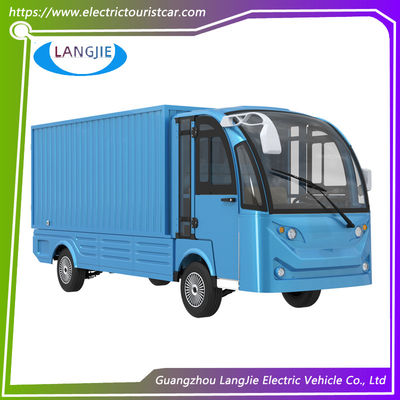 좋은 가격 2자리 72V 화물 카트 공장용 대형 화물 상자와 함께 흰색 전기 수하물 카트 온라인으로