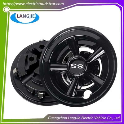 좋은 가격 8인치 골프 카트 야마하 블랙 원형 휠 허브 커버 부품 온라인으로