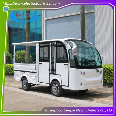 좋은 가격 공항 전기 화물차 5인승 전기차 48V AC 모터, 공원용 지붕 포함 온라인으로