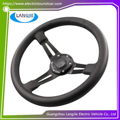 좋은 가격 클럽 자동차 삼각형 나선 스티어링 바퀴 골프 카트 액세서리 클럽 자동차 온라인으로