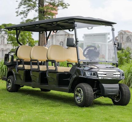 좋은 가격 8 Seats Electric Golf Cart With 48V Battery And 30% Gradeability For Golf Courses And Tourist Resorts 온라인으로