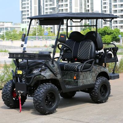 좋은 가격 4-Seat Electric Golf Cart With 14-Inch Off-Road Tires Q235 High-Strength Chassis And 10-Inch Multimedia Screen 온라인으로