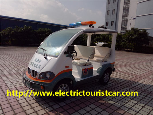 전기 순찰차 /Golf는 4 여객 공항/학교를 위한 연약한 좌석 48V/3KW DC 모터를 짐마차로 나릅니다
