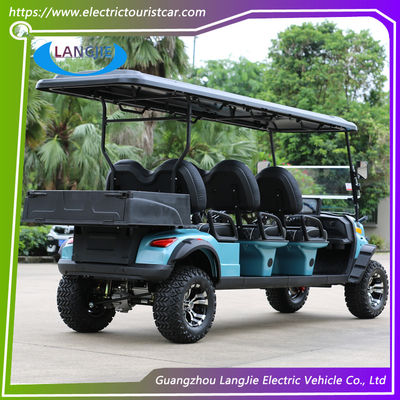 24km/H 6 Seater 전차, 물통 Y065를 가진 전기 클럽 골프 카트 48V/3KW