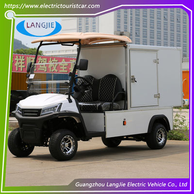 2인용 화이트 미니 전기 화물 트럭 복합 화물 상자 500kg 48v 4kw AC 모터