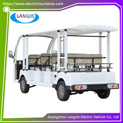 좋은 가격 11 좌석 저속 전기 차량 72V 7.5KW 미니 전기 관광 자동차 리조트 자동차 온라인으로