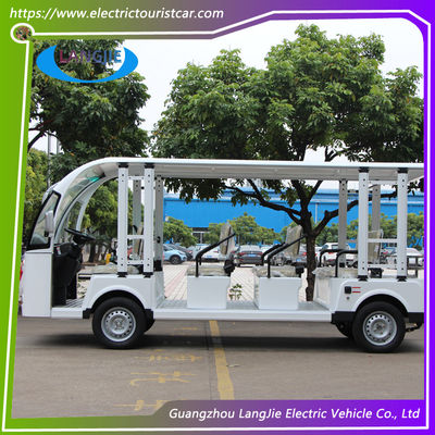 72V 7.5KW 대학 전기 관광차 11 좌석 배터리 6v * 12pcs