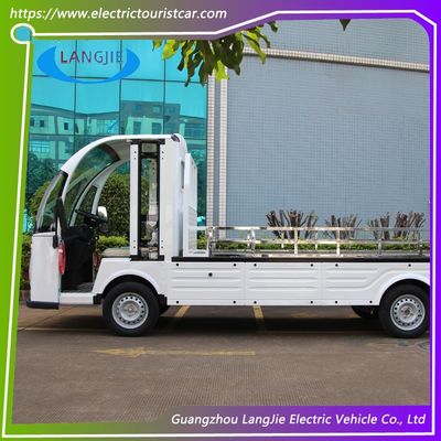72V 7.5KW AC 모터 전기 가구 카트 화물 상자와 2 좌석 골프 카트 호텔용 흰색