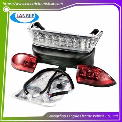 골프 카트 클럽 자동차 LED 키트 12V 전면 및 후면 조명 센터 제어 조명 클럽 자동차 액세서리