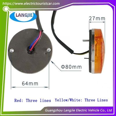좋은 가격 마셜 LED 후미등, 직경 8cm, 방향 지시등 및 후진등 포함, 관광 및 순찰 차량용 온라인으로