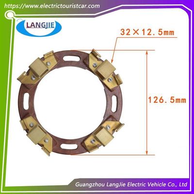 4륜 전기 관광 및 순찰 차량 LVTONG 모터 탄소 브러시 홀더 조립 부품