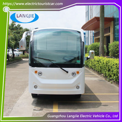 공원 Y140A-M를 위한 문을 가진 14의 Seater 전기 관광 차 72V/5.5 KW