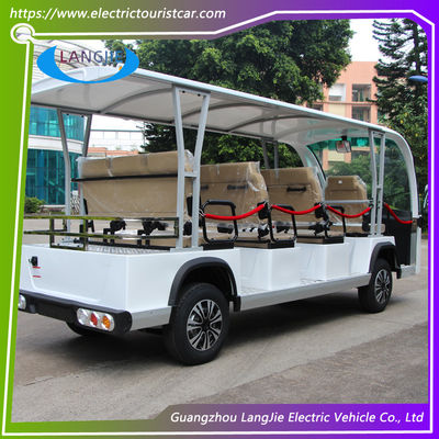 Seater 8개의 전차, 호텔을 위한 작은 상자를 가진 48V 5KW 건전지 관광 버스 Y083A