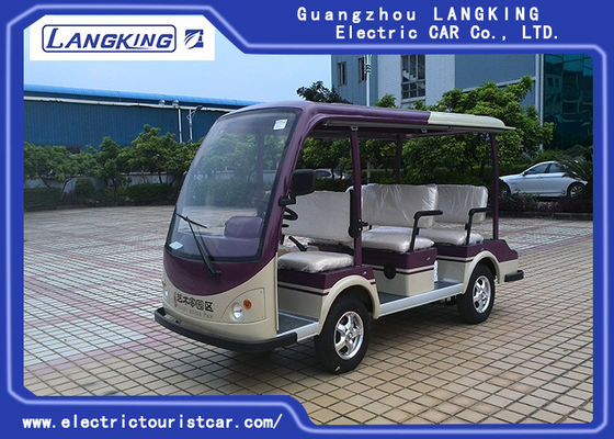 48V 배터리 전원을 사용하는 8 Seater 전차, 안락한 거리 법적인 전기 손수레