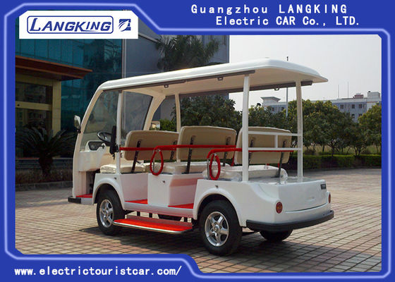 관광객을 위한 관광 배터리 전원을 사용하는 전기 셔틀 차 수송 Bus8 Seaters