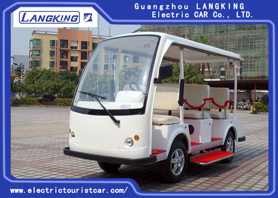 관광객을 위한 관광 배터리 전원을 사용하는 전기 셔틀 차 수송 Bus8 Seaters