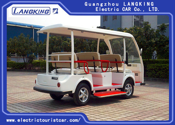 관광객을 위한 관광 배터리 전원을 사용하는 전기 셔틀 차 수송 Bus8 Seaters