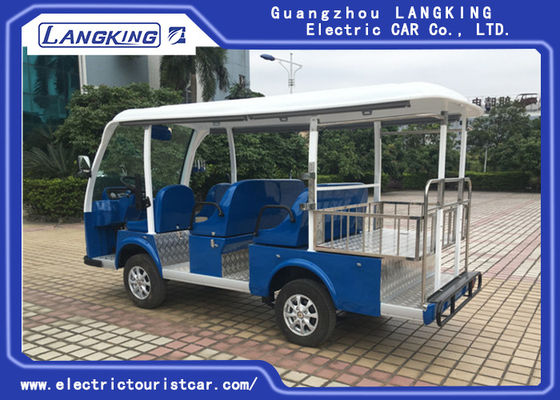 다중목적 전기 관광 버스 황색 11 Seater 섬유 유리 몸