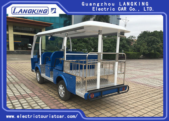 다중목적 전기 관광 버스 황색 11 Seater 섬유 유리 몸
