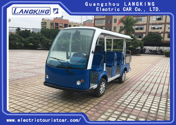 다중목적 전기 관광 버스 황색 11 Seater 섬유 유리 몸