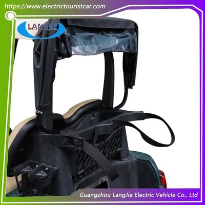 EZGO 4륜 골프 카트 블랙 PVC 레인 커버 접이식