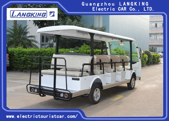 14 Seater 전기 관광 버스, 72v 전시회를 위한 전기 셔틀 차