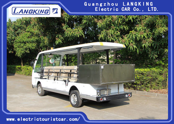 14 Seater 전기 관광 버스, 72v 화물 상자 검술을 가진 전기 셔틀 차