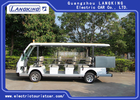 14 Seater 전기 관광 버스, 72v 화물 상자 검술을 가진 전기 셔틀 차