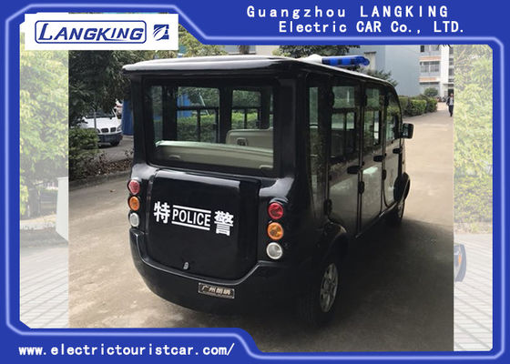 검정 6 Seater 전기 순찰차 18% 상승 능력 부하 모델 X065