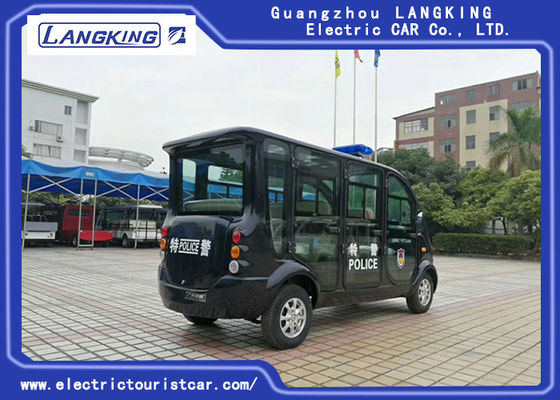검정 6 Seater 전기 순찰차 18% 상승 능력 부하 모델 X065