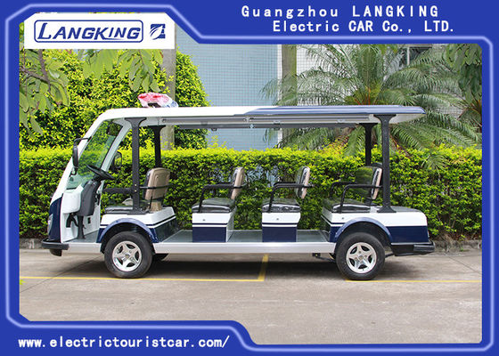 11 Seaters 마을 정상 Y113B에 큰 빛을 가진 전기 셔틀 차 72V/5KW