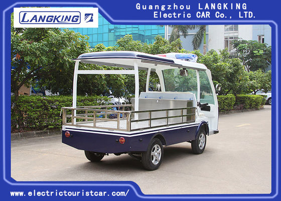 900KGS 48V DC 모터 실용적인 화물 차량/전기는 지붕 바구니를 가진 트럭을 줍습니다