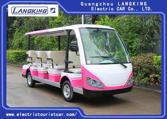 주거 공동체를 위한 빨강/백색 11 여객 72V 7.5KW 전기 관광 버스