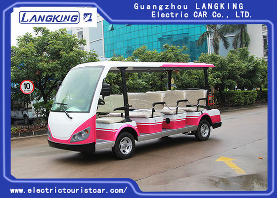 주거 공동체를 위한 빨강/백색 11 여객 72V 7.5KW 전기 관광 버스