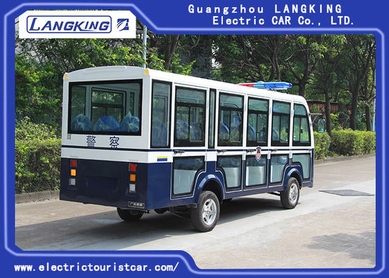 14 Seaters Toplight/건전지를 가진 닫히는 소형 전기 관광 차 72V AC 모터