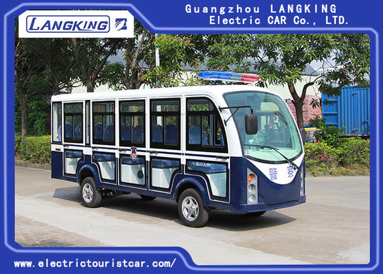 14 Seaters Toplight/건전지를 가진 닫히는 소형 전기 관광 차 72V AC 모터