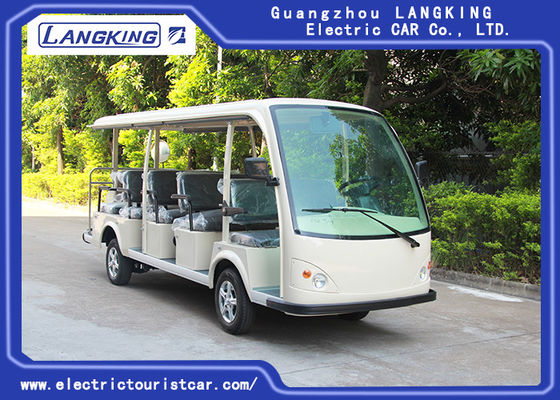 좋은 가격 저속 72V 5.5KW 소형 전기 관광 차/14의 좌석 전기 근거리 왕복 버스 온라인으로
